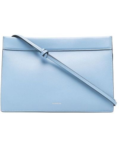 Wandler Hannah Leather Handbag - Blue