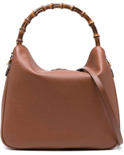 Gucci Diana Large Shoulder Bag - Brown