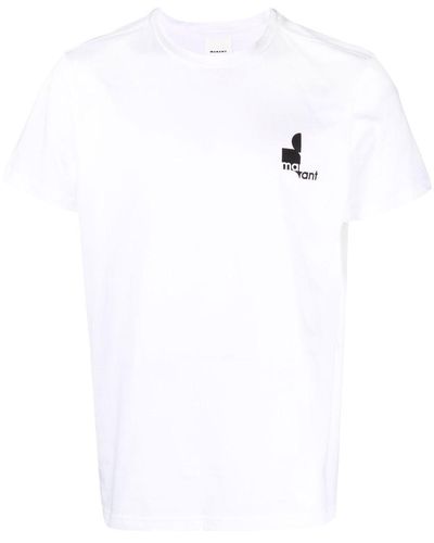 Isabel Marant Logo-print Short-sleeved T-shirt - White