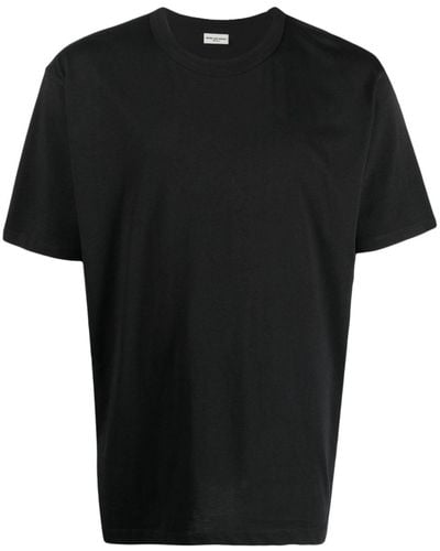 Dries Van Noten Heer T-shirt Black In Cotton