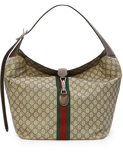 Gucci Messenger Bag With Logo - Grey