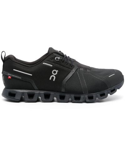 On Shoes Cloud 5 Waterproof Performance Sneakers - Black