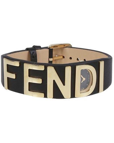 Fendi Graphy Bracelet Watch - Black