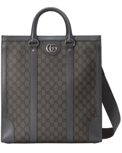 Gucci Ophidia Medium Tote Bag - Gray