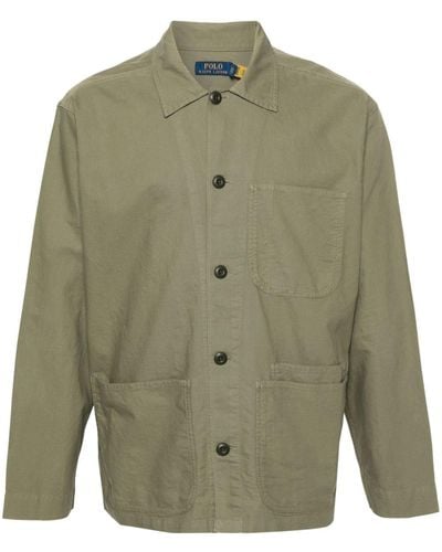 Polo Ralph Lauren Field Jacket With Pockets - Green
