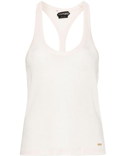 Tom Ford Jersey Tank Top - White