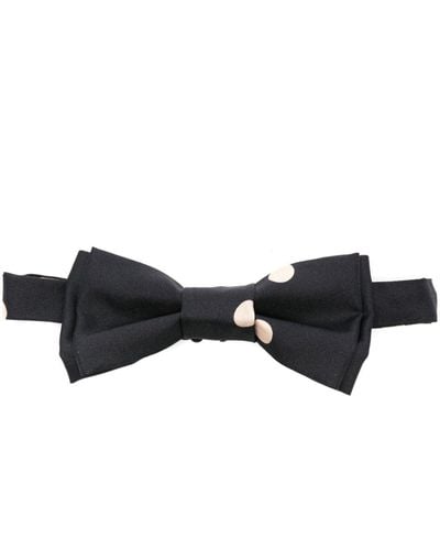Paul Smith Polka-dot Silk Bow Tie - Black