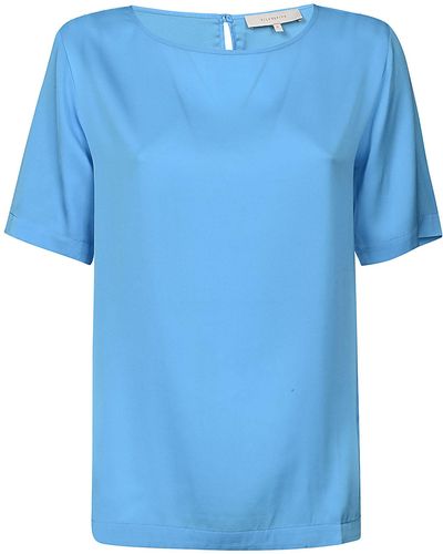 Silk95five Silk T-shirt - Blue