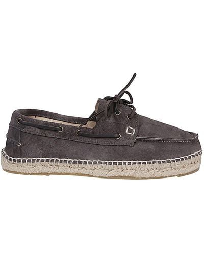 Manebí Hamptons Suede Boat-shoes Espadrilles - Brown