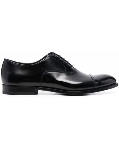 Doucal's Shoe With Logo - Black
