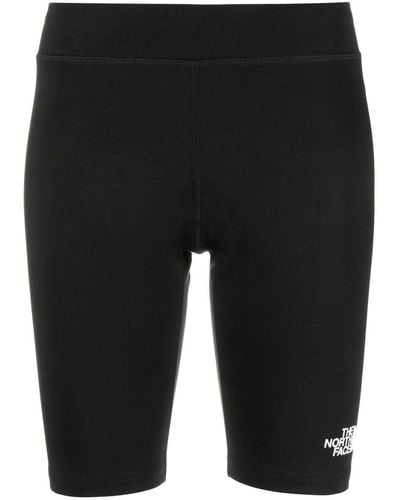 The North Face Logo-print Cycling-shorts - Black