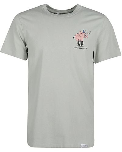 Edmmond Studios Printed Cotton T-shirt - Grey