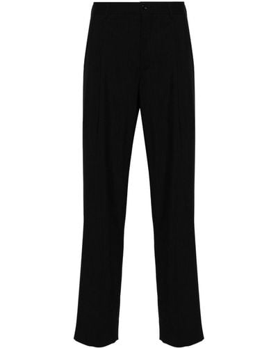Comme des Garçons Two-way Tapered Wool Pants - Black