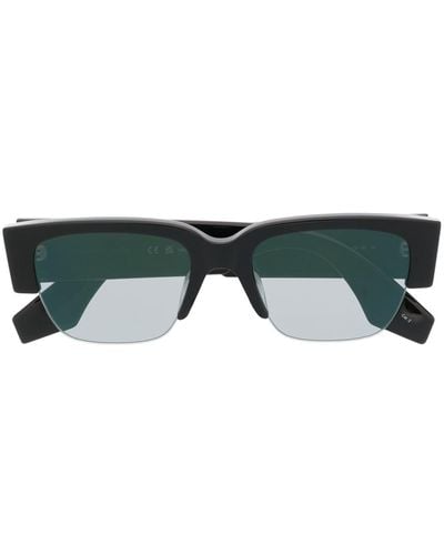 Alexander McQueen Graffiti Sunglasses - Green