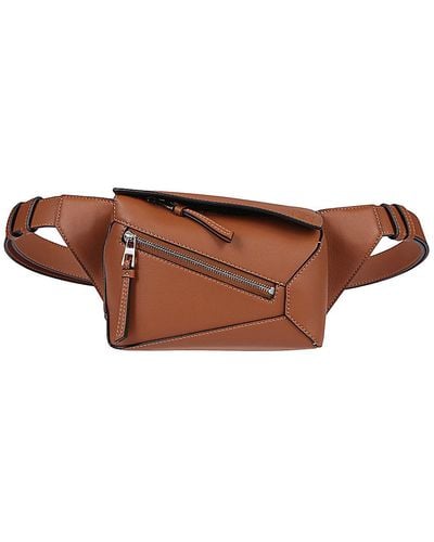Loewe Leather Pouch - Brown