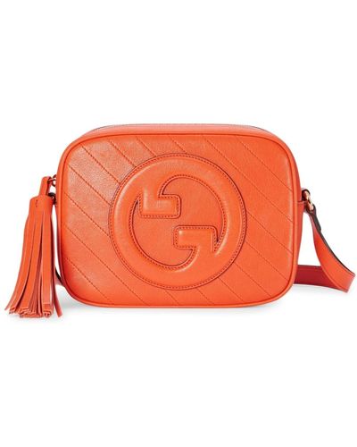 Gucci Small Blondie Shoulder Bag - Orange