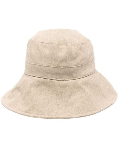 Jacquemus Le Bob Bando Strap Bucket Hat - Natural