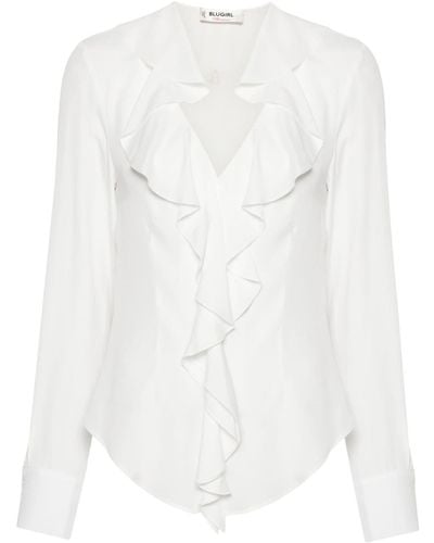 Blugirl Blumarine Shirt With Logo - White