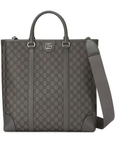 Gucci 'ophidia Medium' Shopper Bag - Gray