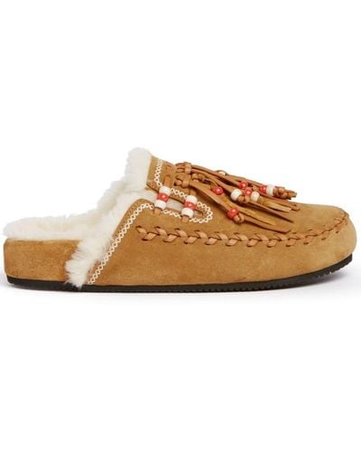 Alanui The Journey Slippers - Brown