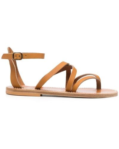 K. Jacques Heracles Flat Sandals - Brown