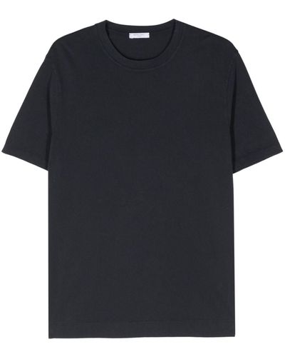 Boglioli Crew-neck Cotton T-shirt - Black