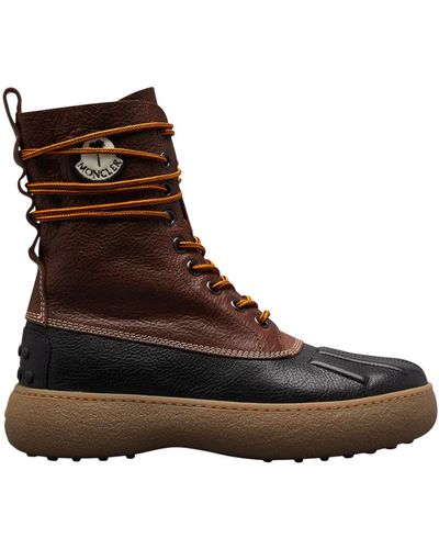 Moncler Genius Winter Gommino Ankle Boots - Brown
