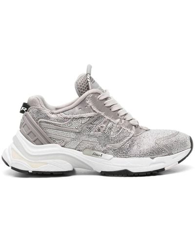 Ash Racer Strass Trainers - White