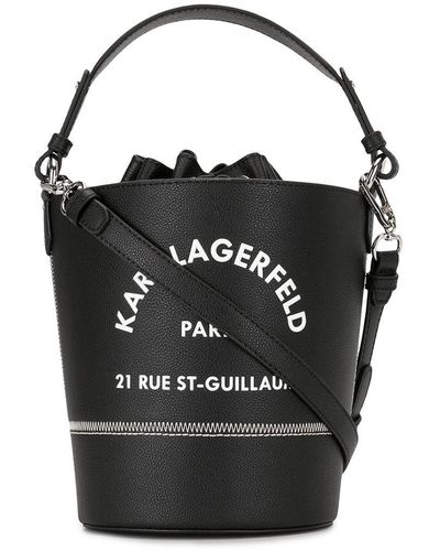 Karl Lagerfeld Rue Saint Guillaume Bucket Black