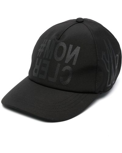 3 MONCLER GRENOBLE Logoed Hat - Black