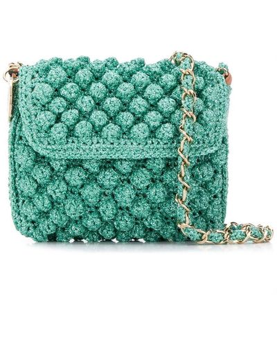 M Missoni Borsa Boucle' Con Tracolla Catena - Verde