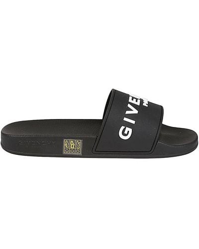 Givenchy Slipper With Logo - Black