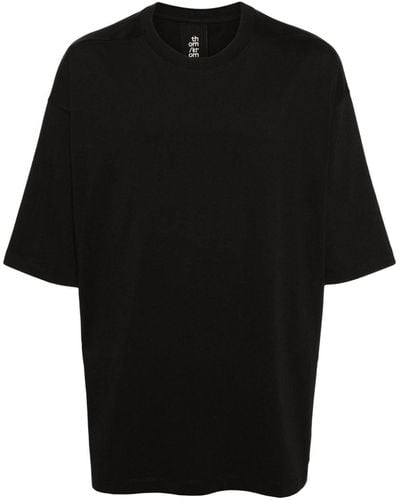 Thom Krom Round-neck Cotton T-shirt - Black