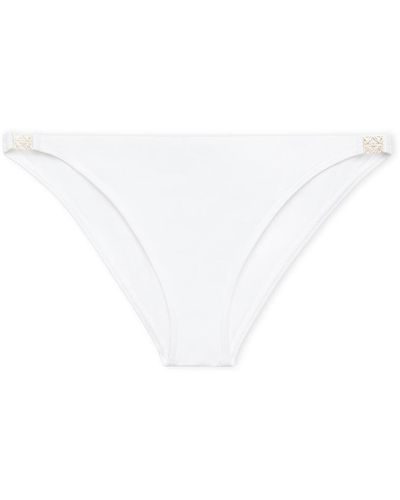 Loewe-Paulas Ibiza Laces Bikini Bottoms - White