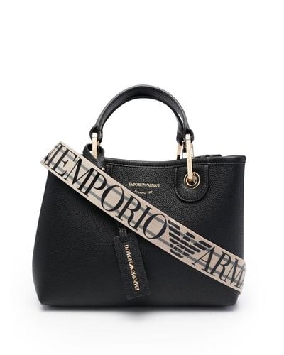 Emporio Armani Small Shopping Bag - Black