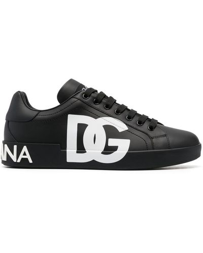 Dolce & Gabbana Leather Sneaker - Black
