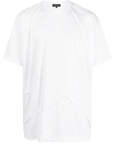 Comme des Garçons T-shirt With Embroidery Detail - White