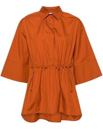 Max Mara Cotton Tunic Jacket - Orange