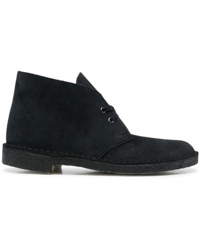 Clarks Ankle Boot With Logo - Black