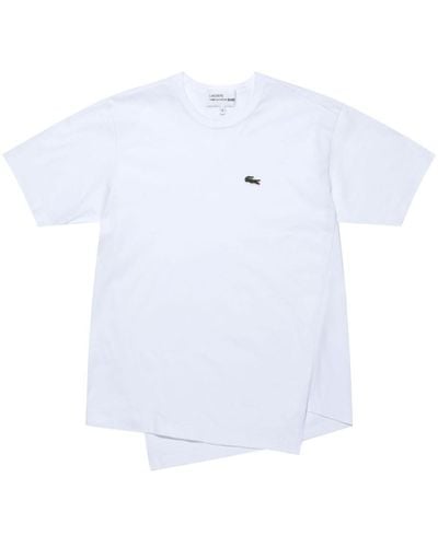 Comme des Garçons X Lacoste Asymmetric T-shirt - White