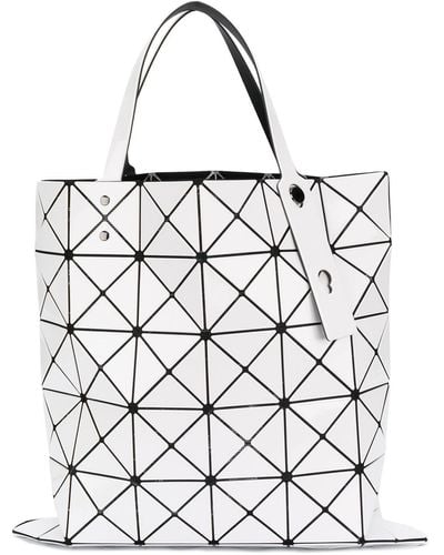 Bao Bao Issey Miyake Lucent Geometric-panel Tote Bag - White
