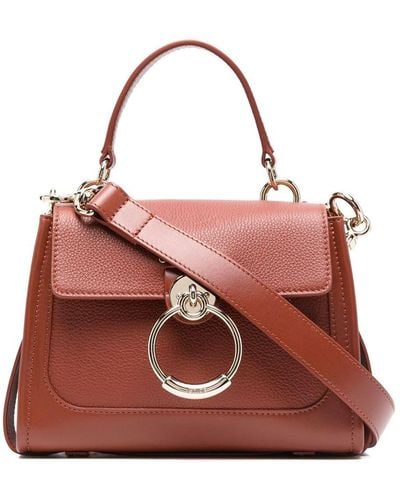 Chloé Tess Mini Leather Handbag - Multicolor