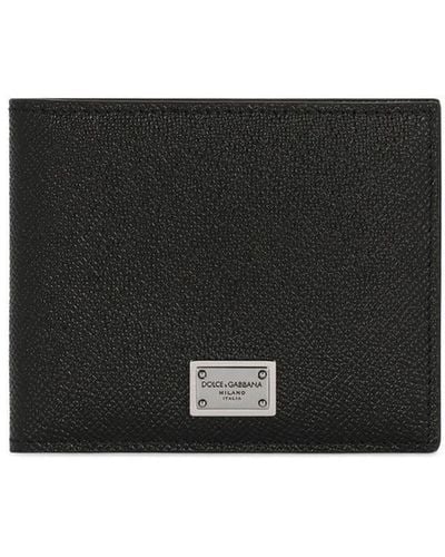 Dolce & Gabbana Wallet With Logo - Black