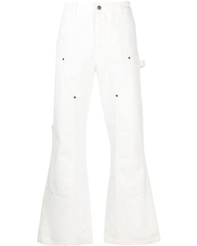 DARKPARK Mid-rise Flared Jeans - White