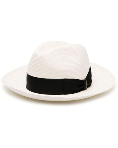 Borsalino Amedeo Straw Panama Hat - White