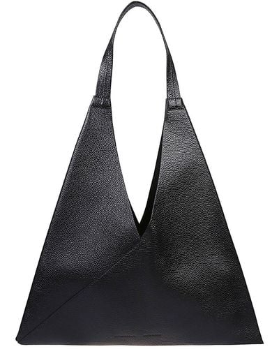 Liviana Conti Leather Shoulder Bag - Black