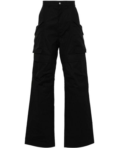 Rick Owens Stefan Straight-leg Cargo Trousers - Black