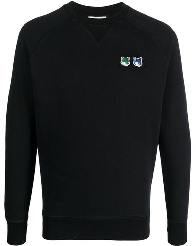 Maison Kitsuné Logo Sweatshirt - Black