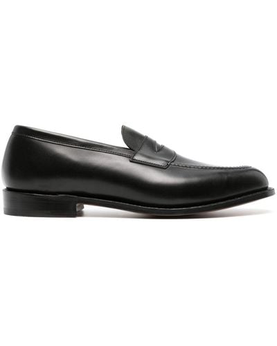 Tricker's Havard Leather Loafers - Black