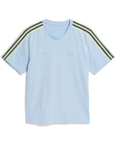 Adidas by Wales Bonner Cotton T-shirt With Logo - Blue